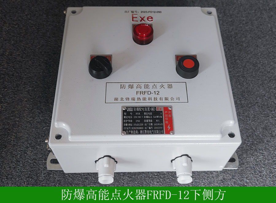防爆高能點(diǎn)火器FRFD-12下側(cè)方